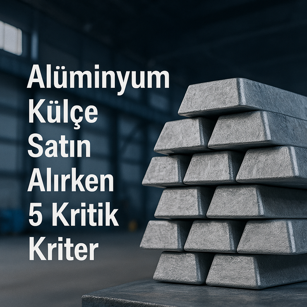 Alüminyum Külçe Satın Alırken 5 Kritik Kriter